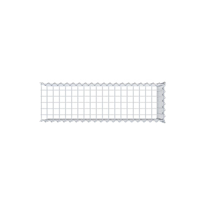 Påväxt gabion typ 4 100 cm x 40 cm x 30 cm (L x H x D), maskstorlek 5 cm x 5 cm, spiral