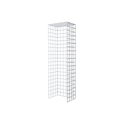 Anbaugabione Typ 4 100 cm x 20 cm x 30 cm (L x H x T), Maschenweite 5 cm x 5 cm, C-Ring