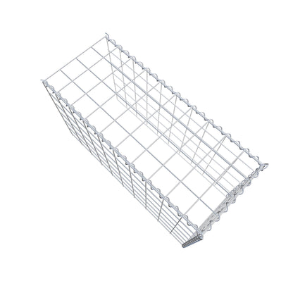 Gabion rapporté type 4 100 cm x 60 cm x 40 cm (L x H x P), mailles 10 cm x 10 cm, spirale