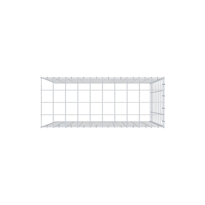 Fourche rapportée type 4 100 cm x 90 cm x 40 cm (L x H x P), mailles 10 cm x 10 cm, anneau C