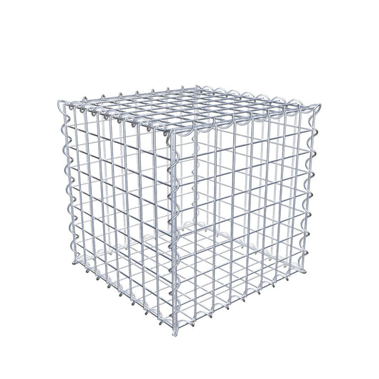 Gabião 40 cm x 40 cm x 40 cm (C x A x P), malhagem 5 cm x 5 cm, espiral