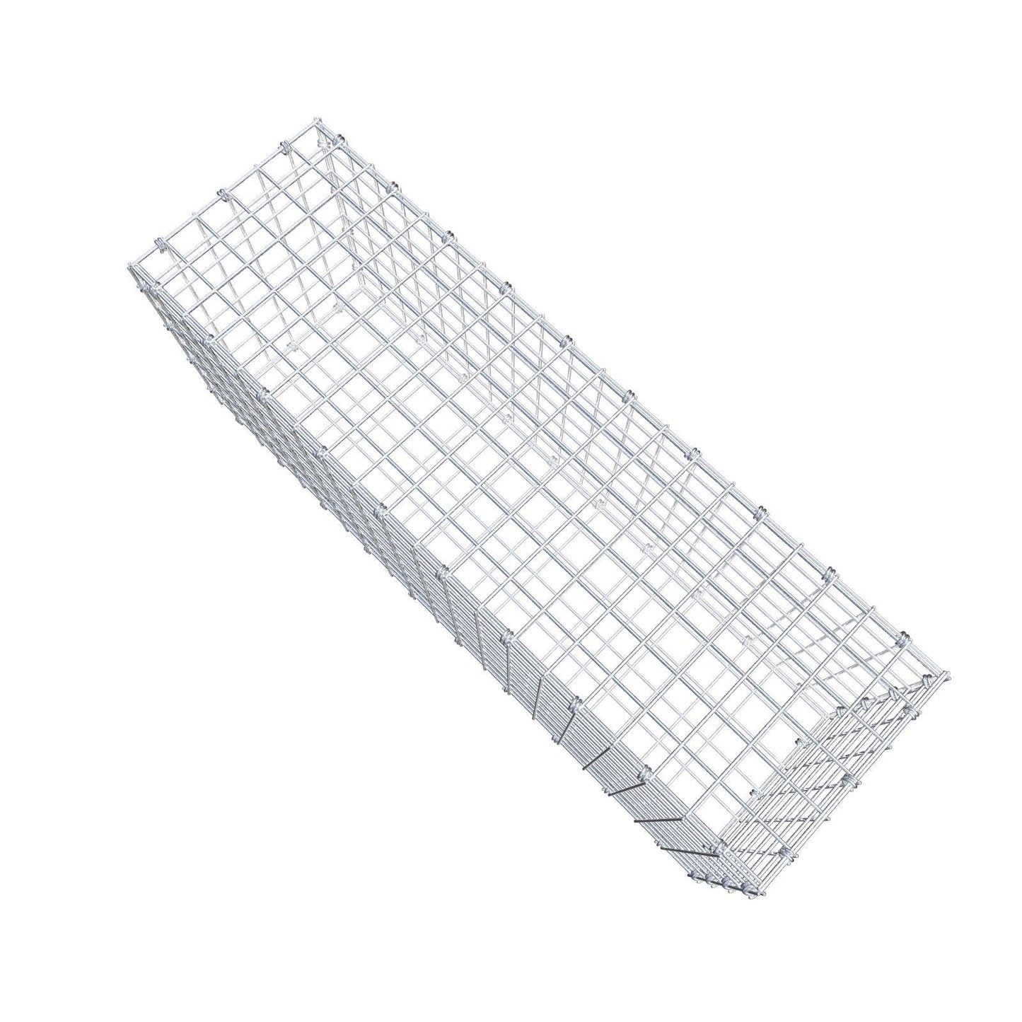 Gabione 100 cm x 40 cm x 30 cm (L x H x T), Maschenweite 5 x 5 cm, Spiralring