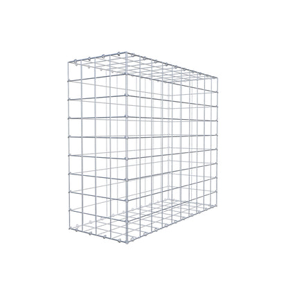 Gabião 100 cm x 90 cm x 40 cm (C x A x P), malhagem 10 cm x 10 cm, anel C