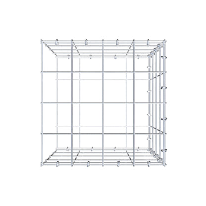 Opzetpaal type 2 40 cm x 40 cm x 40 cm (L x H x D), maaswijdte 10 cm x 10 cm, C-ring