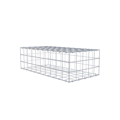 Gabião 100 cm x 30 cm x 50 cm (C x A x P), malhagem 10 cm x 10 cm, anel C