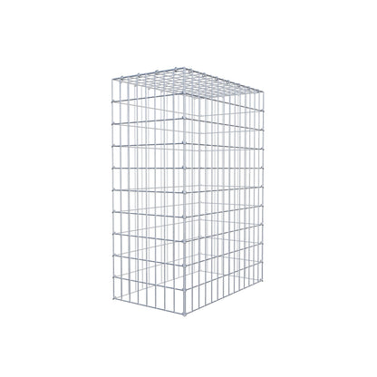 Gabião Tipo 3 100 cm x 70 cm x 40 cm (C x A x P), malhagem 5 cm x 10 cm, anel C