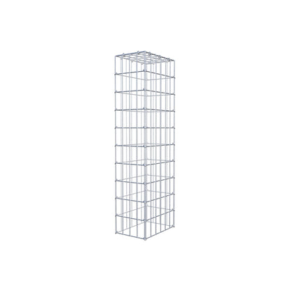 Gabião Tipo 3 100 cm x 30 cm x 20 cm (C x A x P), malhagem 5 cm x 10 cm, anel C