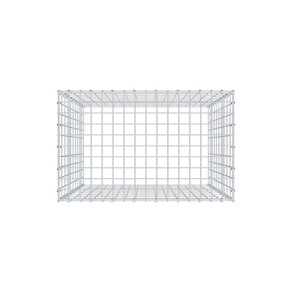 Gabião Tipo 3 100 cm x 80 cm x 50 cm (C x A x P), malhagem 5 cm x 10 cm, anel C
