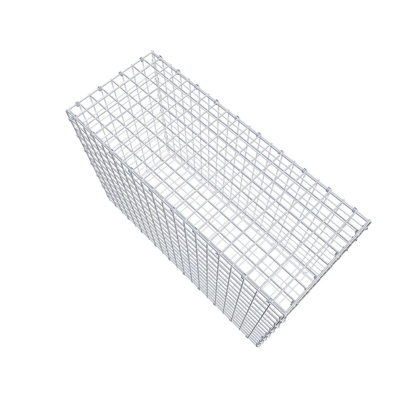 Gabião 100 cm x 70 cm x 40 cm (C x A x P), malhagem 5 x 5 cm, anel espiral