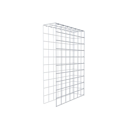 Monteret gabion type 4 100 cm x 70 cm x 20 cm (L x H x D), maskestørrelse 10 cm x 10 cm, C-ring