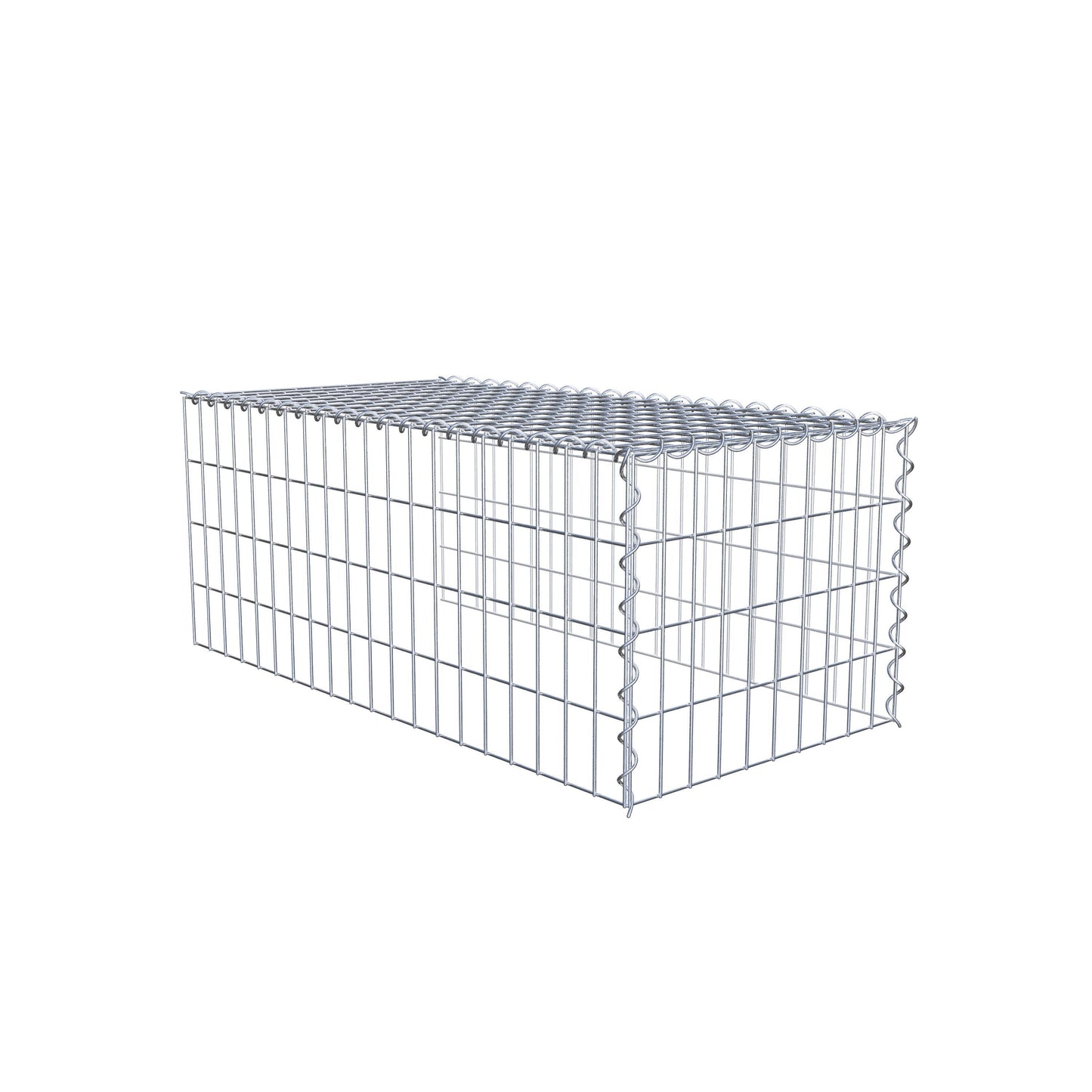 Gavión complementario tipo 4 100 cm x 40 cm x 50 cm (L x A x P), malla 5 cm x 10 cm, espiral