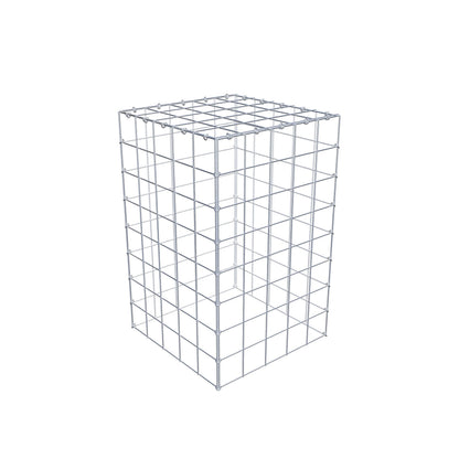 Anbaugabione Typ 3 80 cm x 50 cm x 50 cm (L x H x T), Maschenweite 10 cm x 10 cm, C-Ring