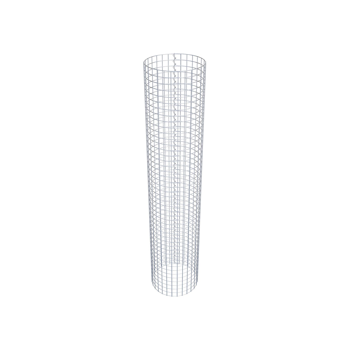 Gabionensäule rund 47 cm Durchmesser, 230 cm Höhe, Maschenweite 5 cm x 5 cm