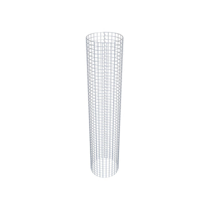 Gabionensäule rund 47 cm Durchmesser, 230 cm Höhe, Maschenweite 5 cm x 5 cm