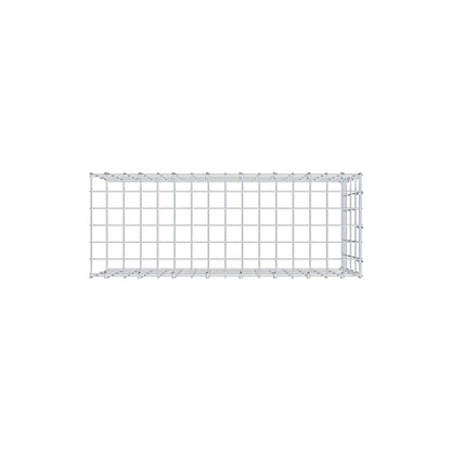 Gabião Tipo 4 80 cm x 40 cm x 30 cm (C x A x P), malhagem 5 cm x 10 cm, anel C