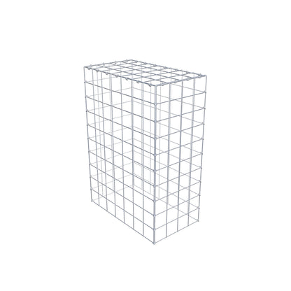 Opzetpaal type 3 100 cm x 70 cm x 40 cm (L x H x D), maaswijdte 10 cm x 10 cm, C-ring
