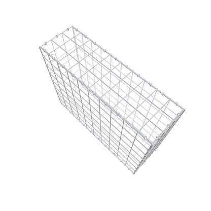 Gabião 100 cm x 80 cm x 30 cm (C x A x P), malhagem 10 cm x 10 cm, anel C