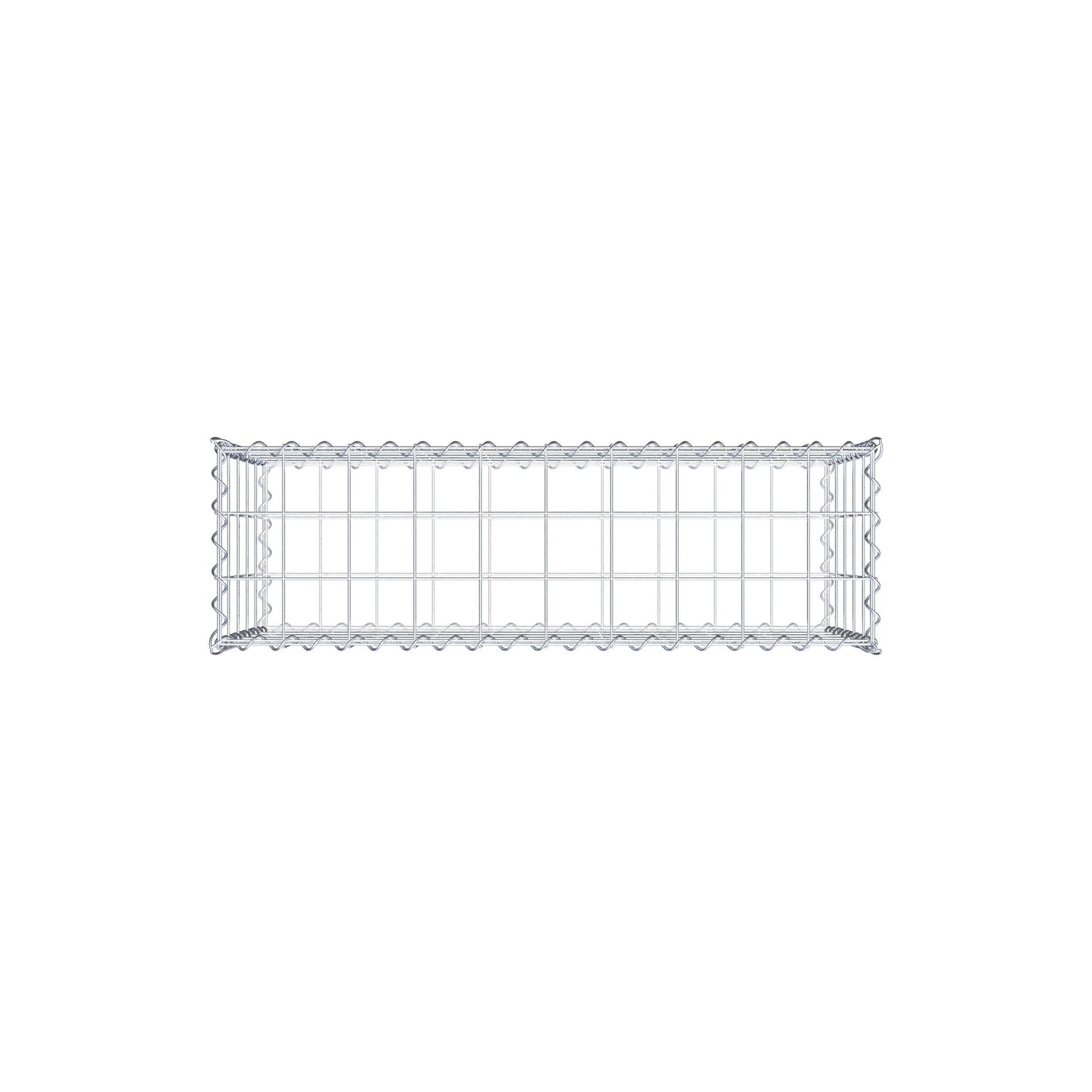 2er Set Gabionen 100 cm x 50 cm x 30 cm (L x H x T), Maschenweite 10 x 10 cm, Spirale