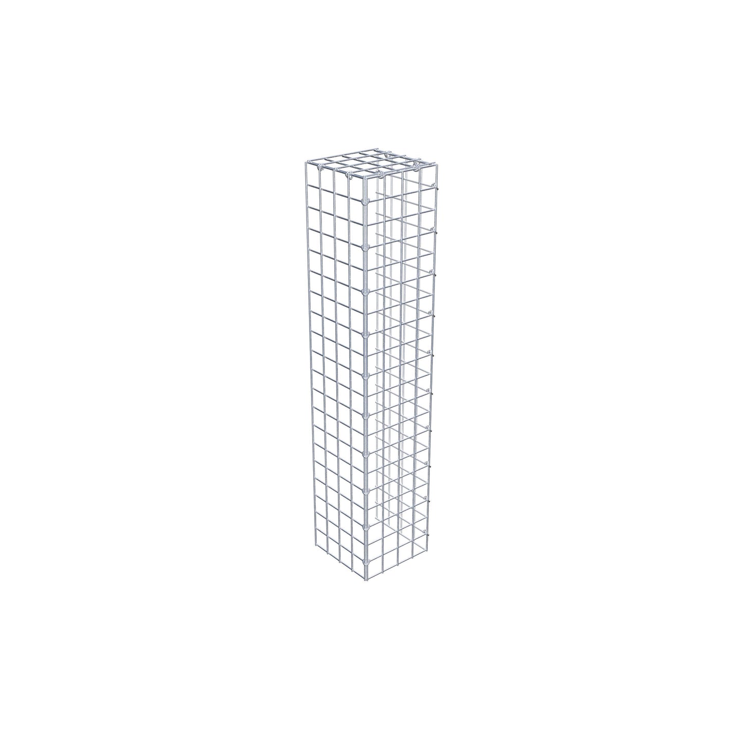 Gabbione aggiuntivo tipo 4 100 cm x 20 cm x 20 cm (L x A x P), maglia 5 cm x 5 cm, anello a C