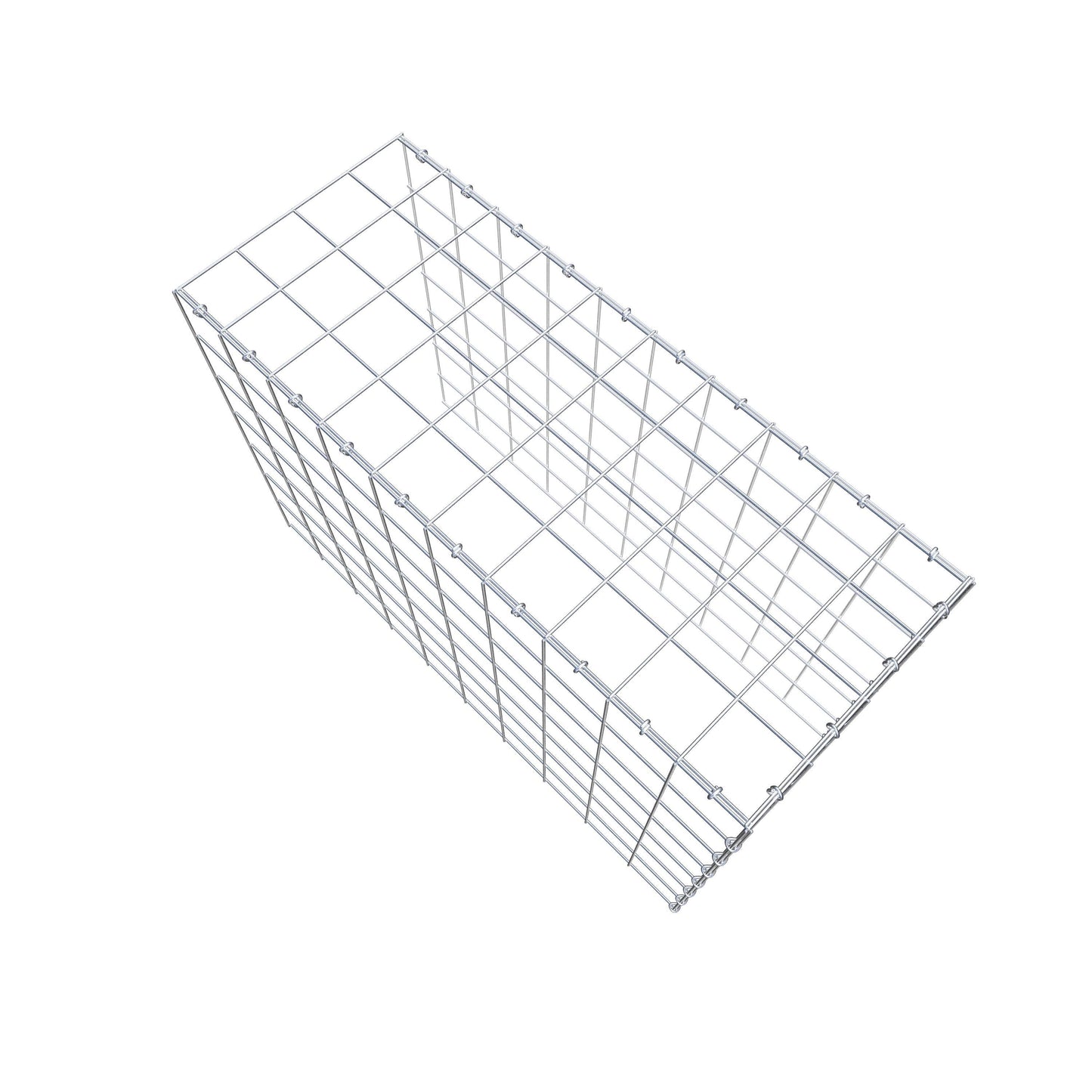 Anbaugabione Typ 4 100 cm x 70 cm x 40 cm (L x H x T), Maschenweite 10 cm x 10 cm, C-Ring