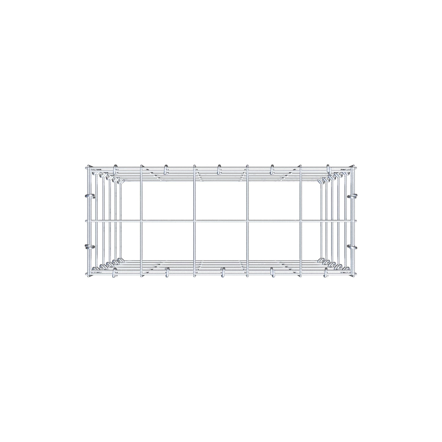 Pila adicional tipo 3 50 cm x 50 cm x 20 cm (L x A x P), malla 10 cm x 10 cm, anillo en C