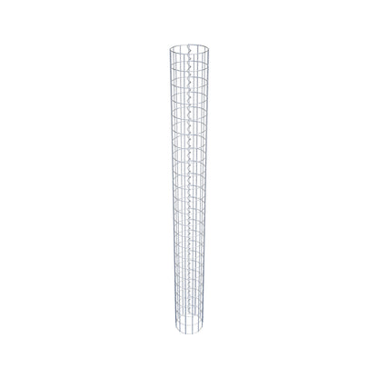 Gabionsøjle ca. 22 cm diameter, 230 cm højde, maskestørrelse 5 cm x 10 cm