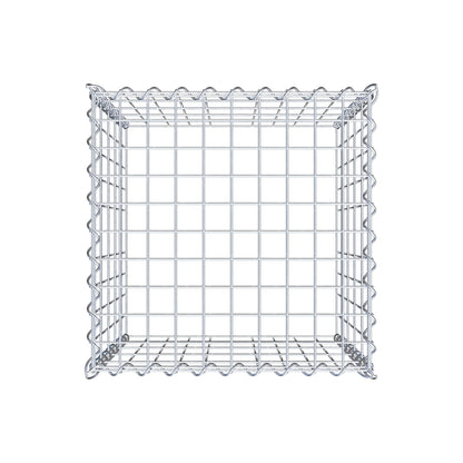 Gabião tipo 3 50 cm x 50 cm x 50 cm (C x A x P), malhagem 5 cm x 10 cm, espiral