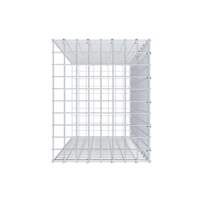 Monteret gabion type 2 100 cm x 40 cm x 50 cm (L x H x D), maskestørrelse 5 cm x 5 cm, C-ring