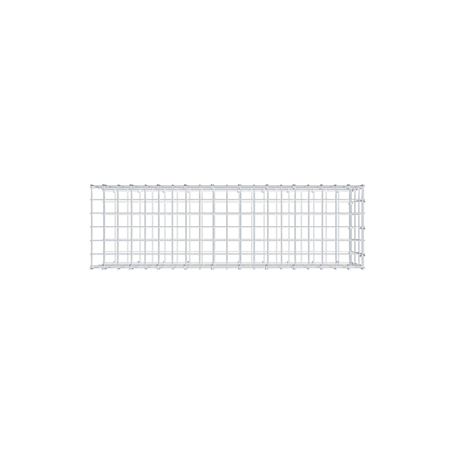 Gavión complementario tipo 2 100 cm x 30 cm x 30 cm, malla 5 cm x 10 cm, anillo en C