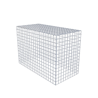 Gabião Tipo 3 100 cm x 70 cm x 50 cm (C x A x P), malhagem 5 cm x 5 cm, anel C