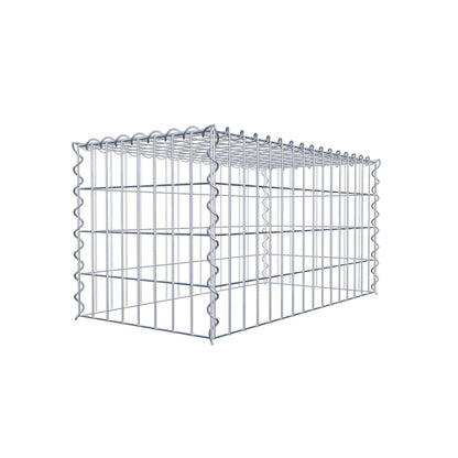 Gavión adicional tipo 3 80 cm x 40 cm x 40 cm (L x A x P), malla 5 cm x 10 cm, en espiral
