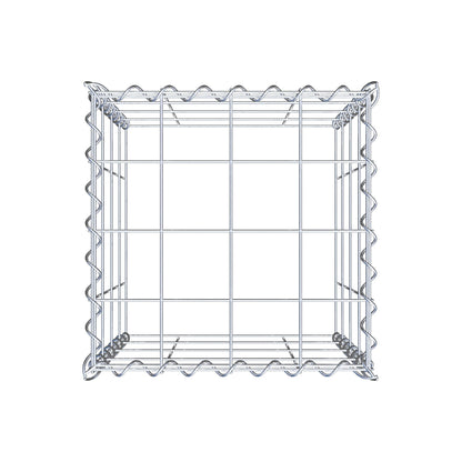 Opvokset gabion type 3 40 cm x 40 cm x 40 cm (L x H x D), maskestørrelse 10 cm x 10 cm, spiral