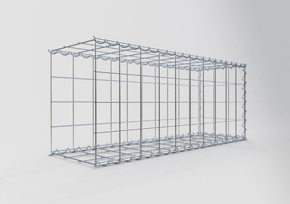 Anbaugabione Typ 2 100 cm x 40 cm x 30 cm (L x H x T), Maschenweite 10 cm x 10 cm, Spirale