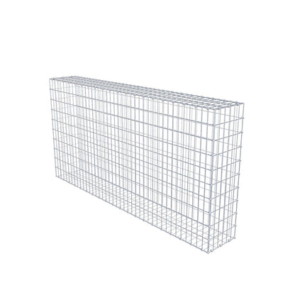 Gabione 200 cm x 100 cm x 30 cm (L x H x T), Maschenweite 5 x 10 cm, Spiralring