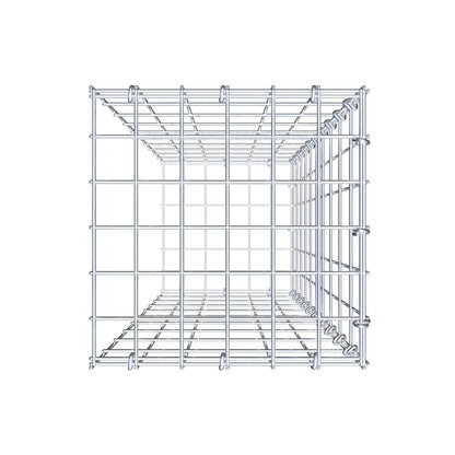 Gavión complementario tipo 2 100 cm x 30 cm x 30 cm, malla 5 cm x 10 cm, anillo en C