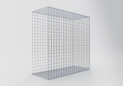 Gabion rapporté type 2 100 cm x 100 cm x 40 cm (L x H x P), mailles 5 cm x 5 cm, spirale
