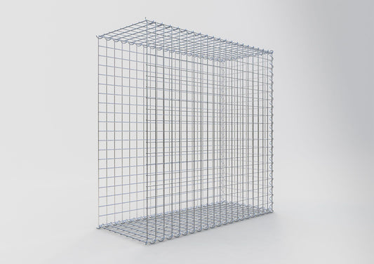Opvokset gabion type 2 100 cm x 100 cm x 40 cm (L x H x D), maskestørrelse 5 cm x 5 cm, spiral