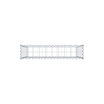 Gabion 100 cm x 90 cm x 20 cm (L x H x D), maskestørrelse 10 cm x 10 cm, spiral