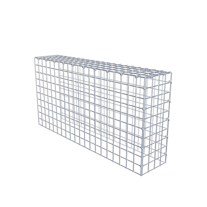 Fourche rapportée type 4 100 cm x 50 cm x 20 cm (L x H x P), mailles 5 cm x 5 cm, anneau C