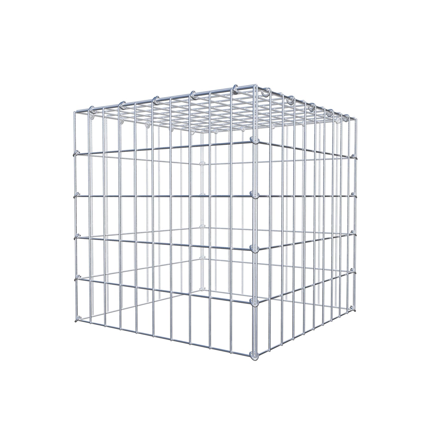 Gabião tipo 3 50 cm x 50 cm x 50 cm (C x A x P), malhagem 5 cm x 10 cm, anel C