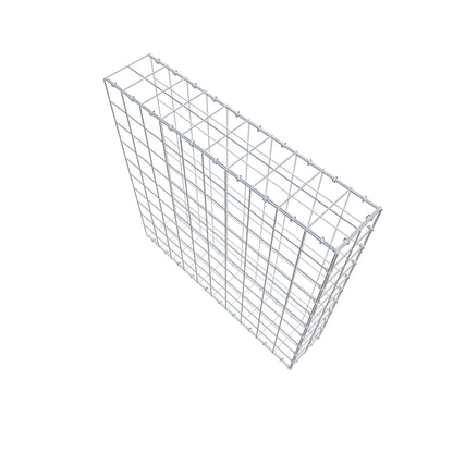 Extra gabion typ 2 100 cm x 100 cm x 20 cm (L x H x D), maskstorlek 10 cm x 10 cm, C-ring