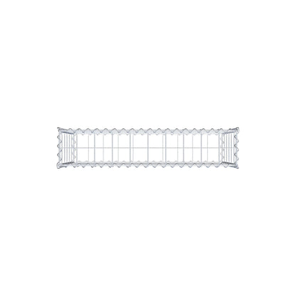 Gabion 100 cm x 60 cm x 20 cm (L x H x D), maskestørrelse 10 cm x 10 cm, spiral