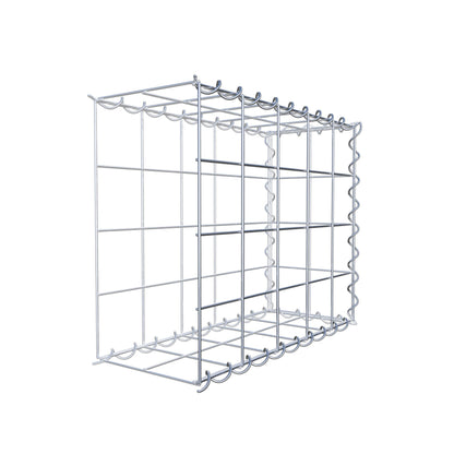 Anbaugabione Typ 2 50 cm x 40 cm x 20 cm (L x H x T), Maschenweite 10 cm x 10 cm, Spirale