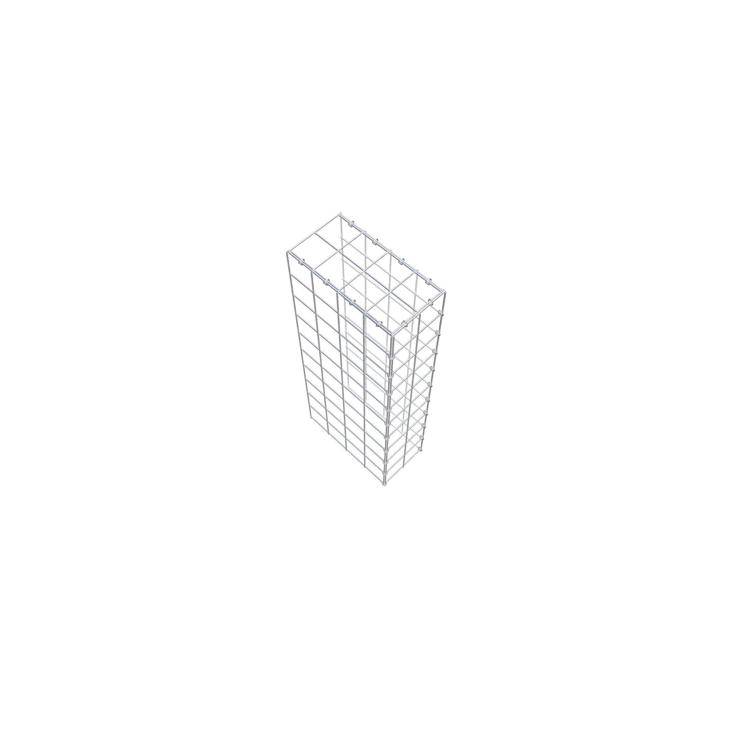 Anbaugabione Typ 4 100 cm x 40 cm x 20 cm (L x H x T), Maschenweite 10 cm x 10 cm, C-Ring