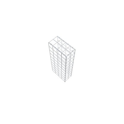 Anbaugabione Typ 4 100 cm x 40 cm x 20 cm (L x H x T), Maschenweite 10 cm x 10 cm, C-Ring