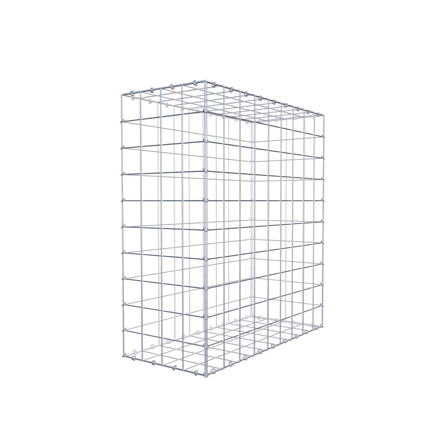 Gabião 100 cm x 90 cm x 40 cm (C x A x P), malhagem 10 cm x 10 cm, anel C