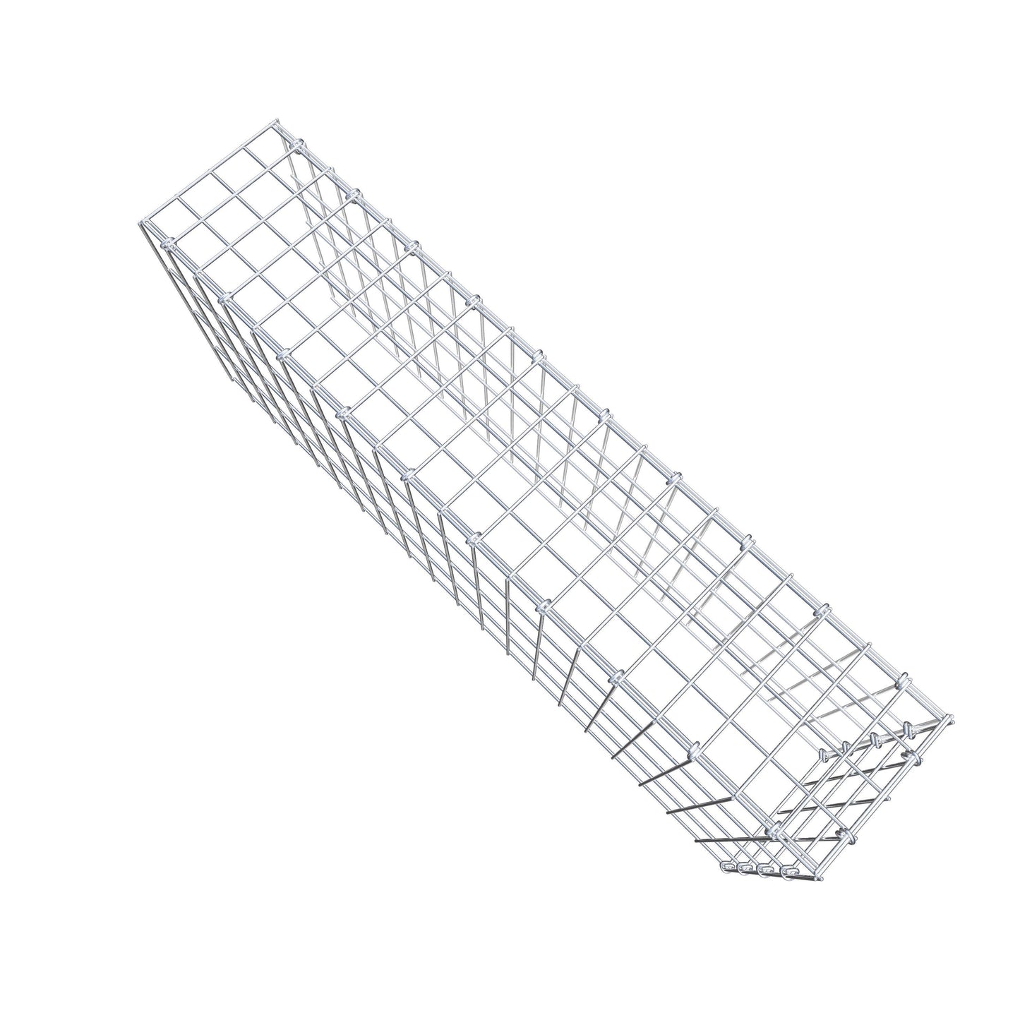 Gabião Tipo 4 100 cm x 40 cm x 20 cm (C x A x P), malhagem 5 cm x 10 cm, anel C