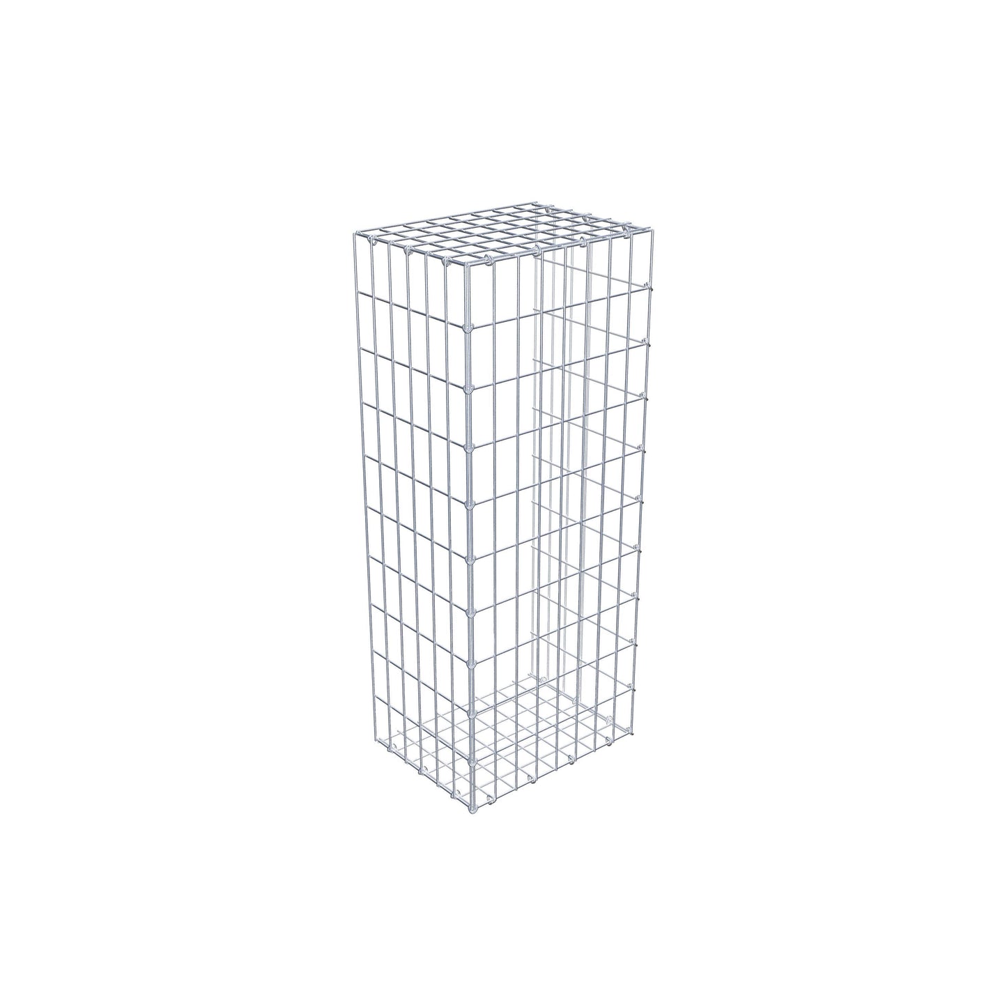 Fourche rapportée type 2 100 cm x 30 cm x 40 cm, mailles 5 cm x 10 cm, anneau en C