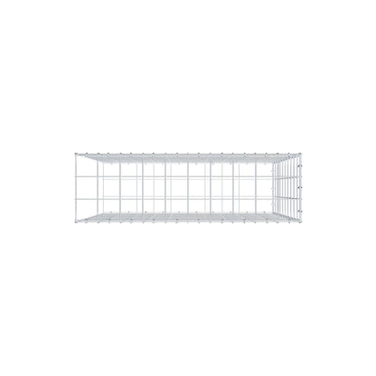 Anbaugabione Typ 2 100 cm x 100 cm x 30 cm (L x H x T), Maschenweite 10 cm x 10 cm, C-Ring