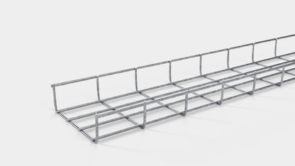 Kabelkanal højde 110 cm, dybde 5 cm, maskestørrelse 5 x 10 cm